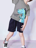Children's Roarsome Dino Short Sleeve Tee and Shorts Set